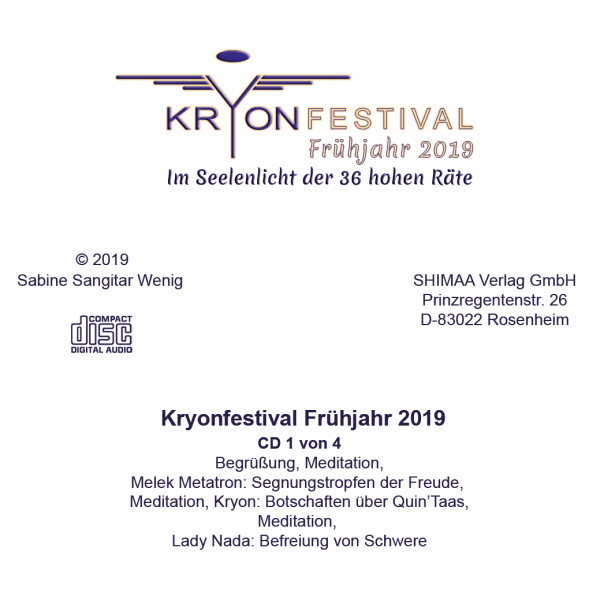 Mitschnitte Kryonfestival Frühjahr 2019